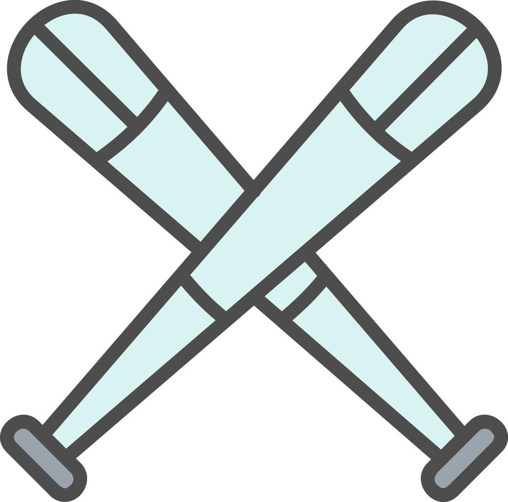 Baseball Bat Vector Icon