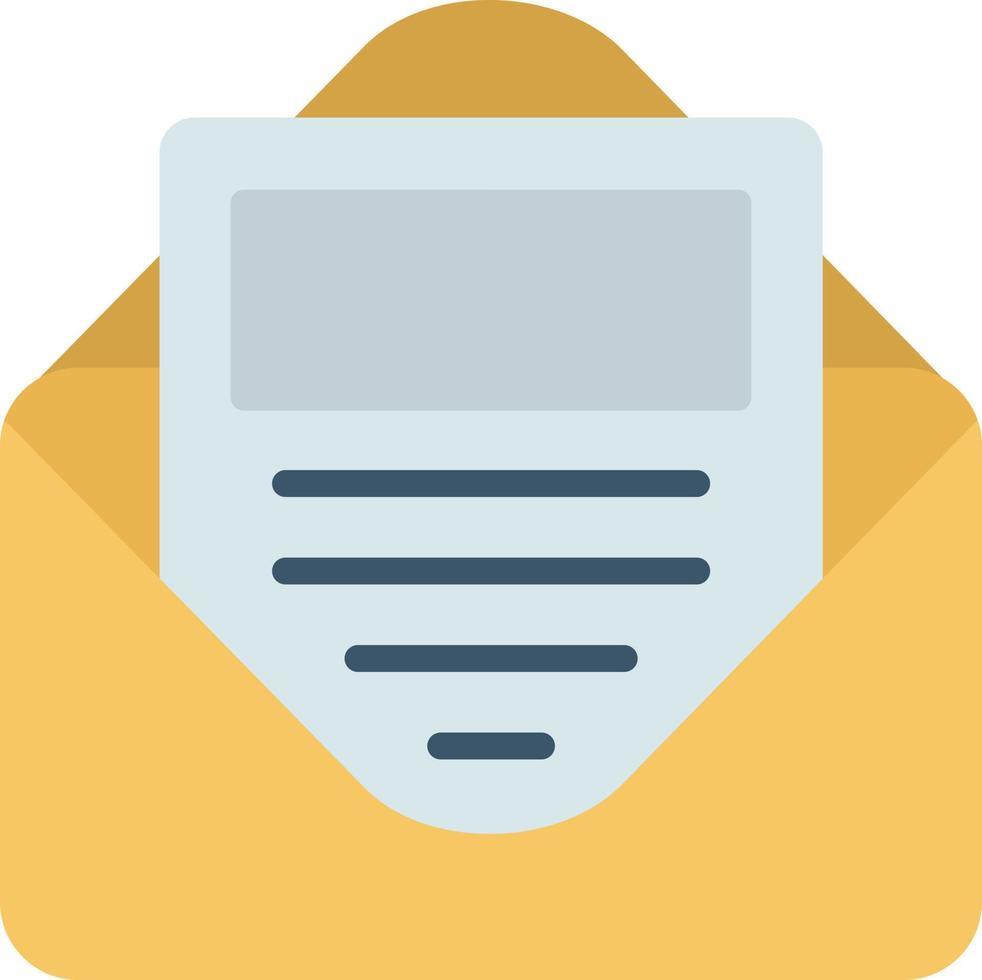 E Newsletter Vector Icon Design