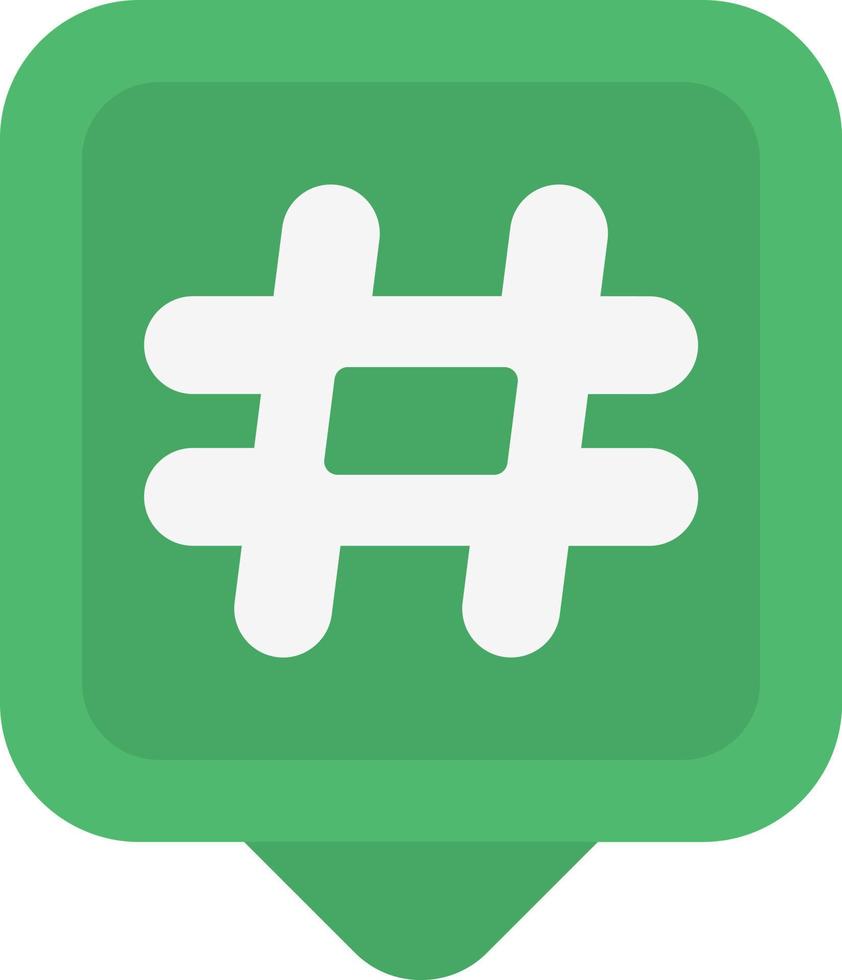 diseño de icono de vector de hashtags