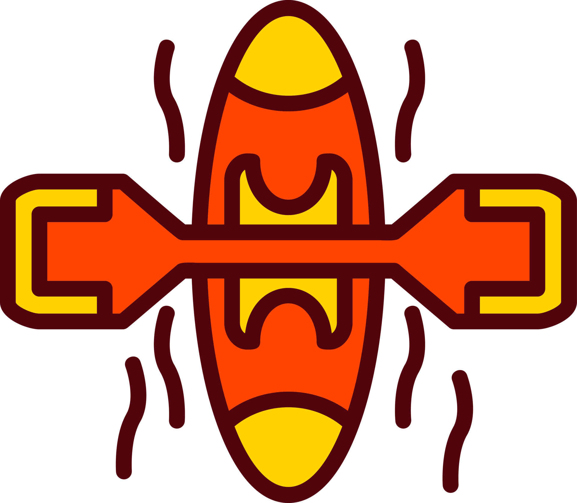 Rowing Boat Vector Icon 16465725 Vector Art at Vecteezy