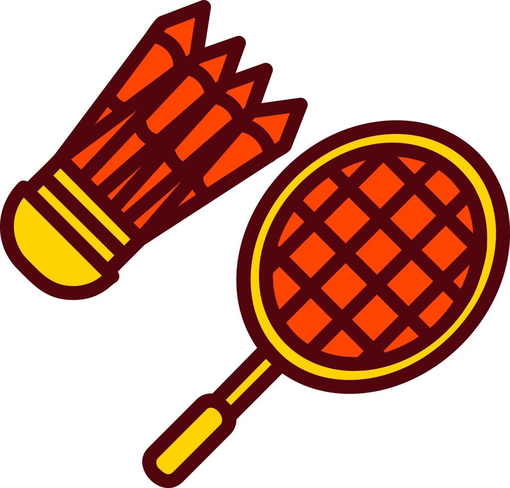 Badminton Vector Icon