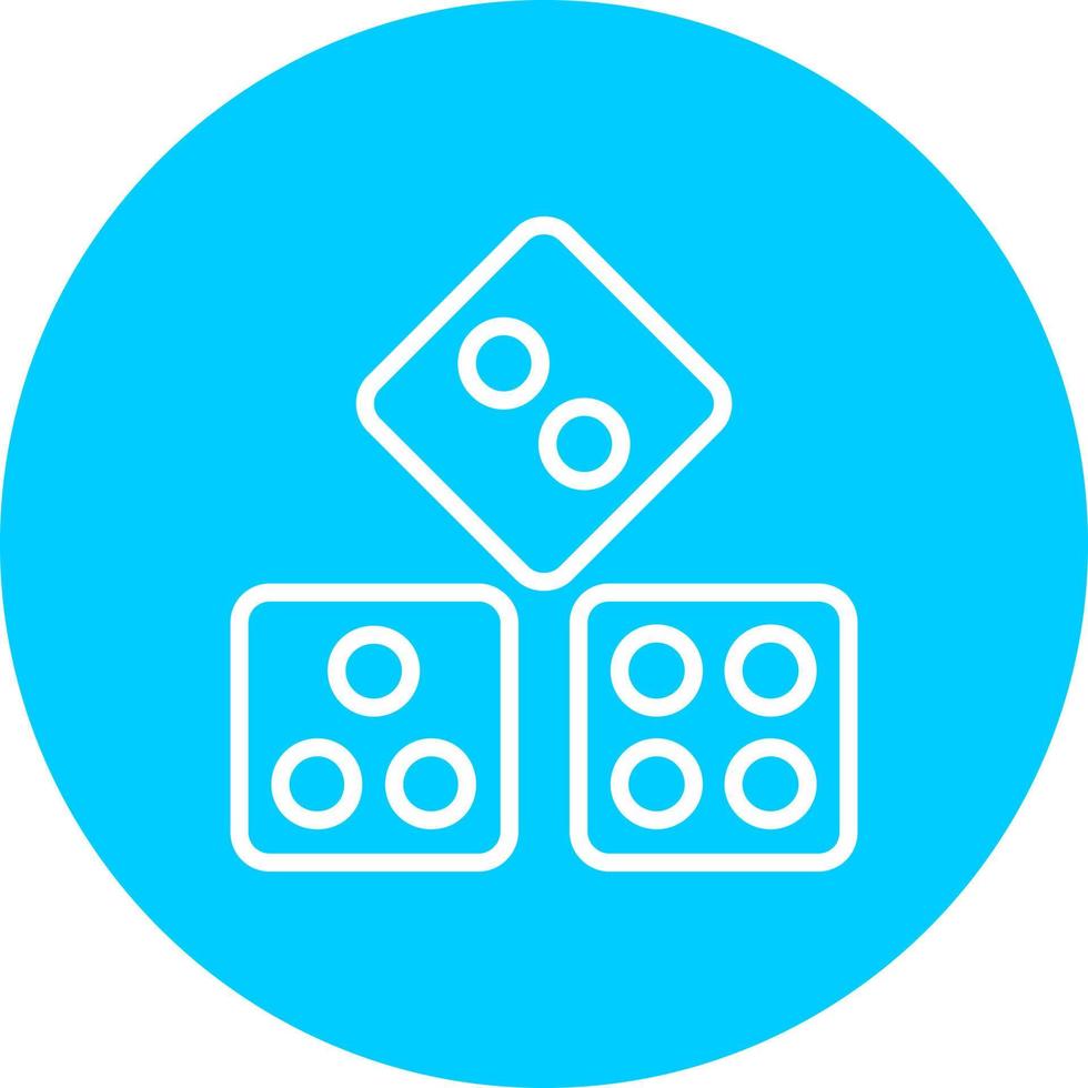 Ludo Dice Vector Icon