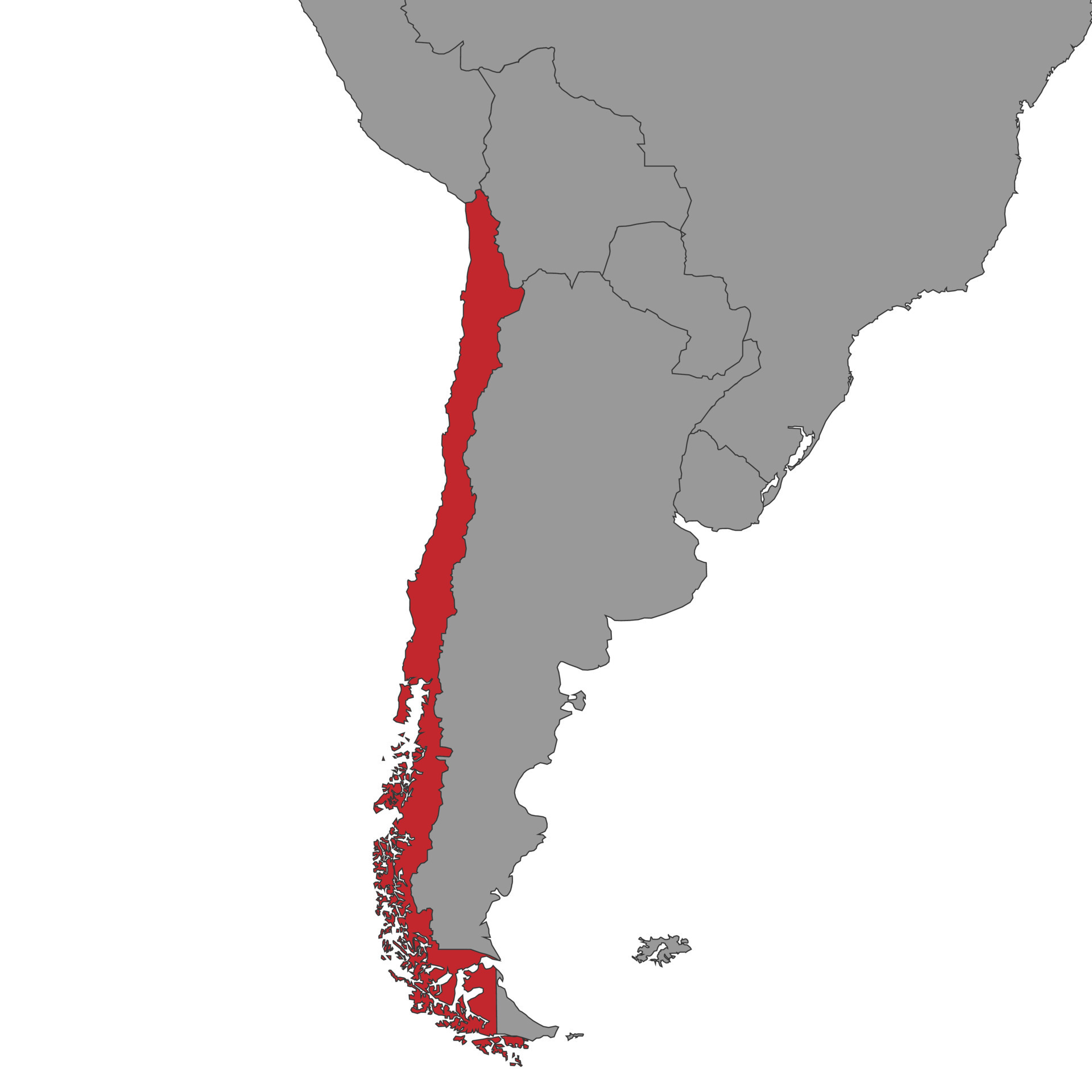 Chile On World Map Vector Illustration 16466405 Vector Art At Vecteezy Chile On World Map Illustration Vector