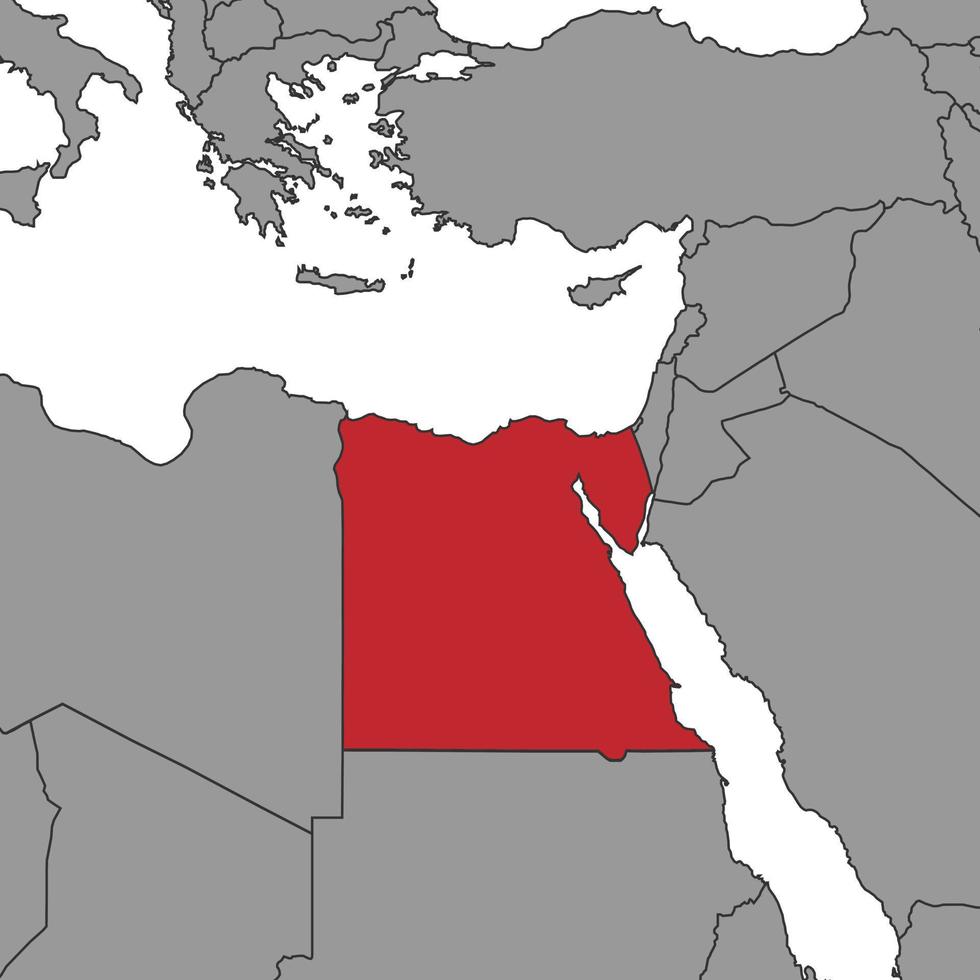 Egypt On World Map Vector Illustration 16466600 Vector Art At Vecteezy Egypt On World Map Illustration Vector