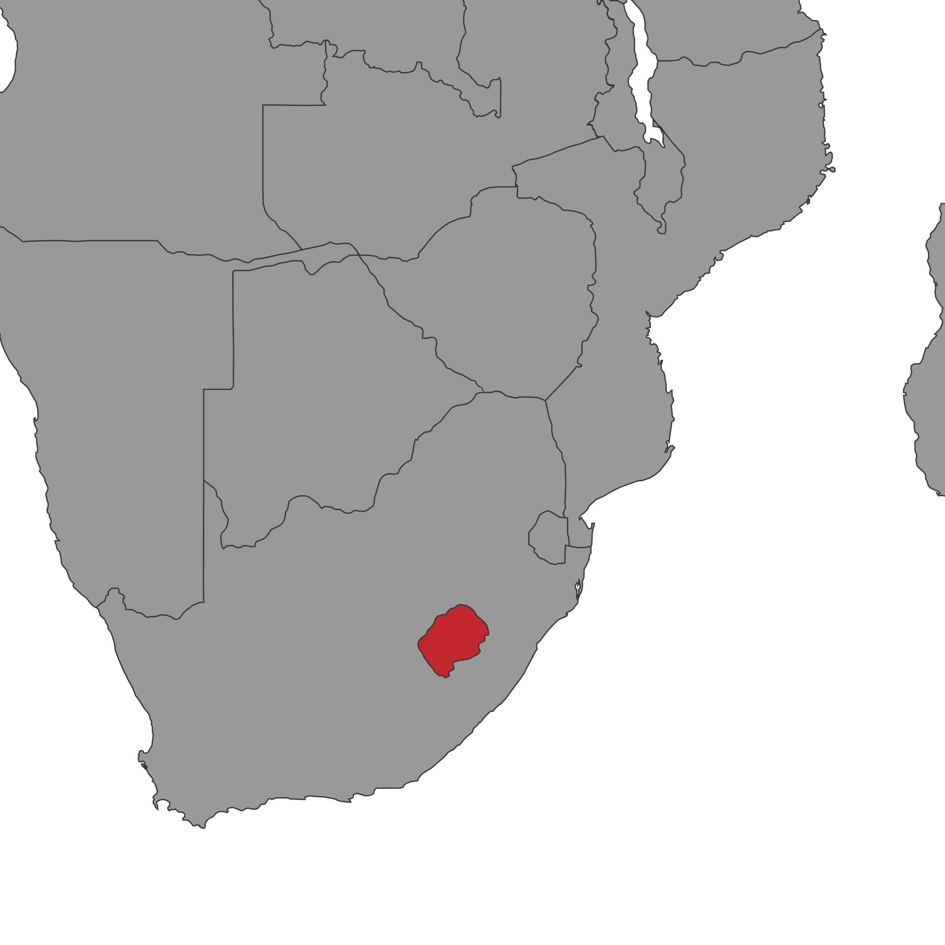 Lesotho On World Map Vector Illustration 16466834 Vector Art At Vecteezy Lesotho On World Map Illustration Vector 