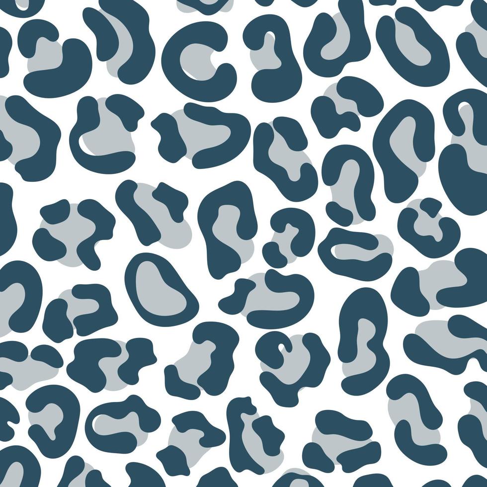 Blue leopard, jaguar and cheetah print pattern animal seamless for  printing, cutting stickers, cover, wall stickers, home decorate and more.  16467133 Vector Art at Vecteezy