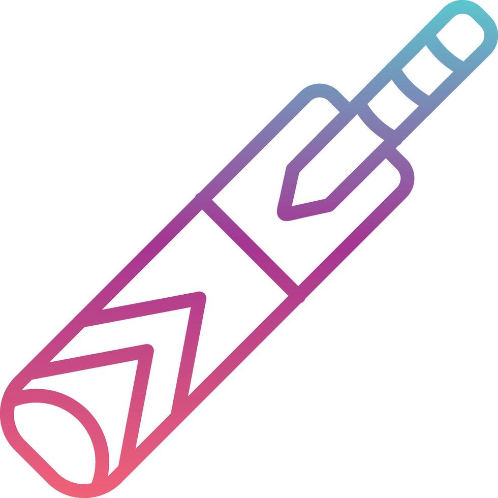 Cricket Bat Vector Icon