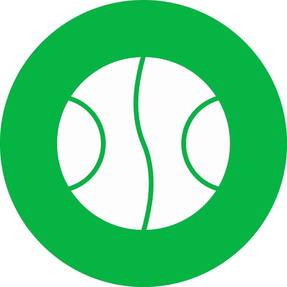 Tennis Ball Vector Icon