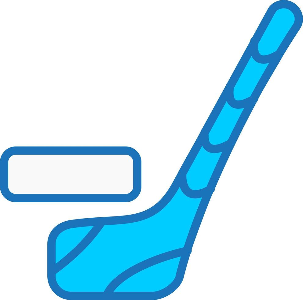 icono de vector de hockey sobre hielo