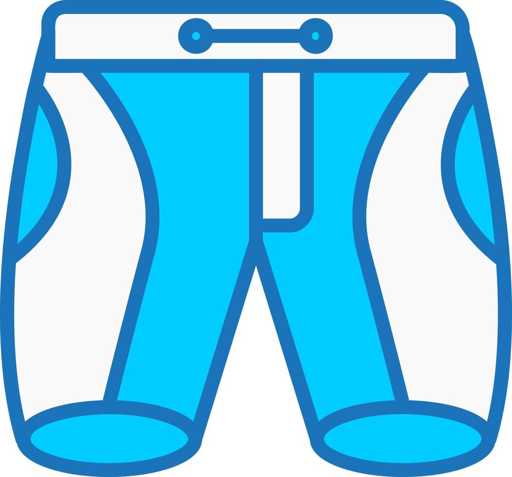 icono de vector de pantalones cortos