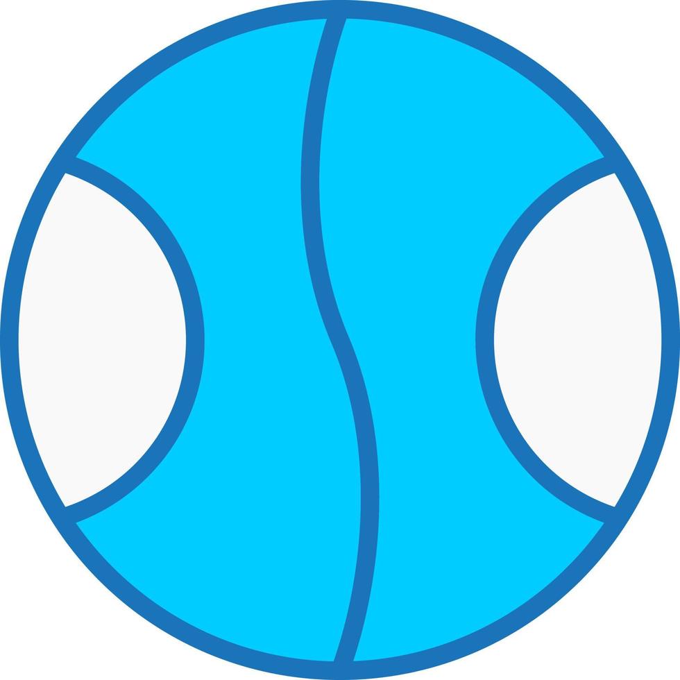 icono de vector de pelota de tenis