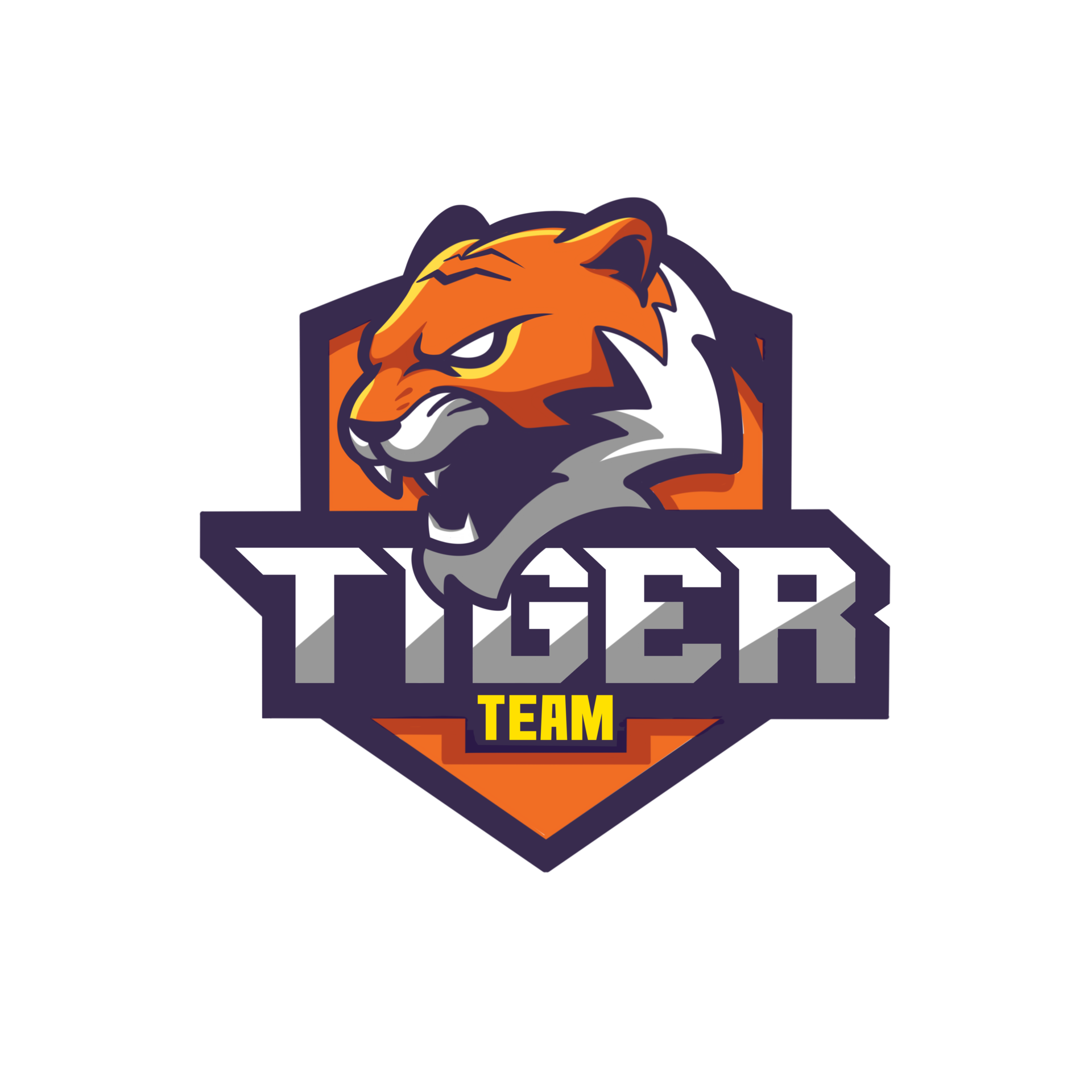 Logotipo Do Tigre Dourado Para Equipe De Jogos PNG , Jogos, Marca, E Sport  Imagem PNG e Vetor Para Download Gratuito