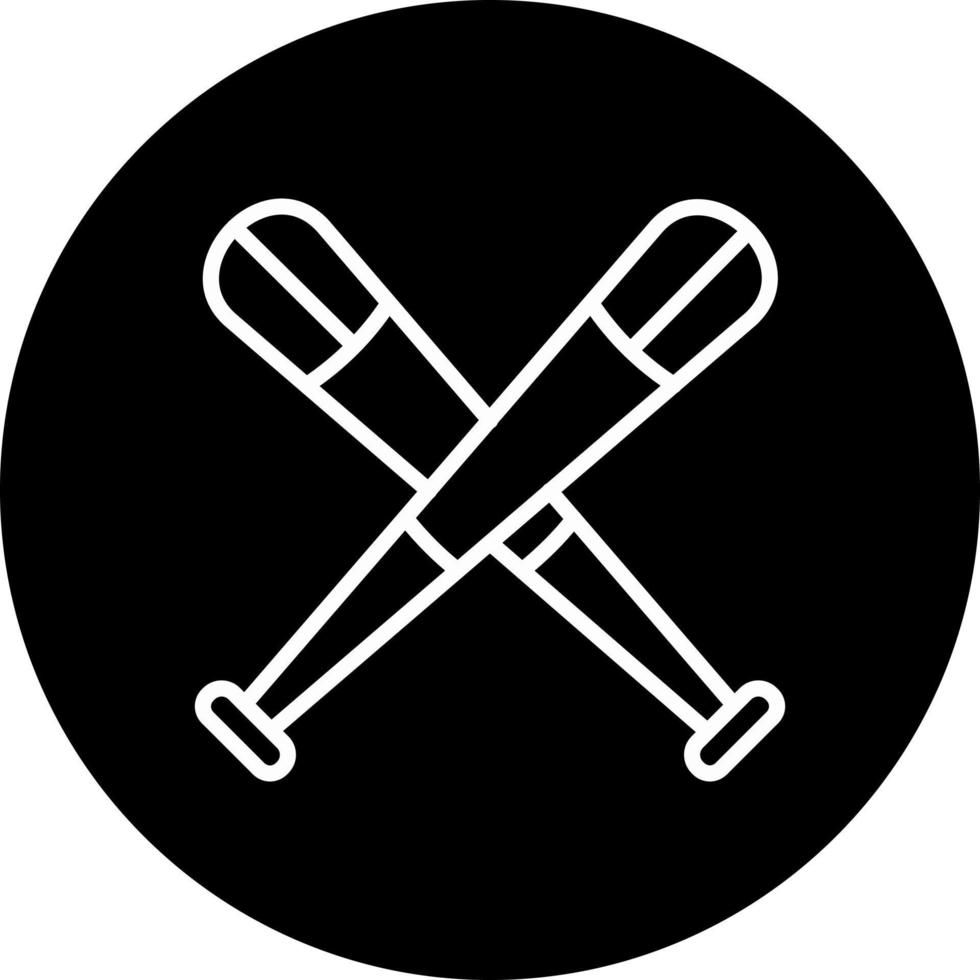 Baseball Bat Vector Icon