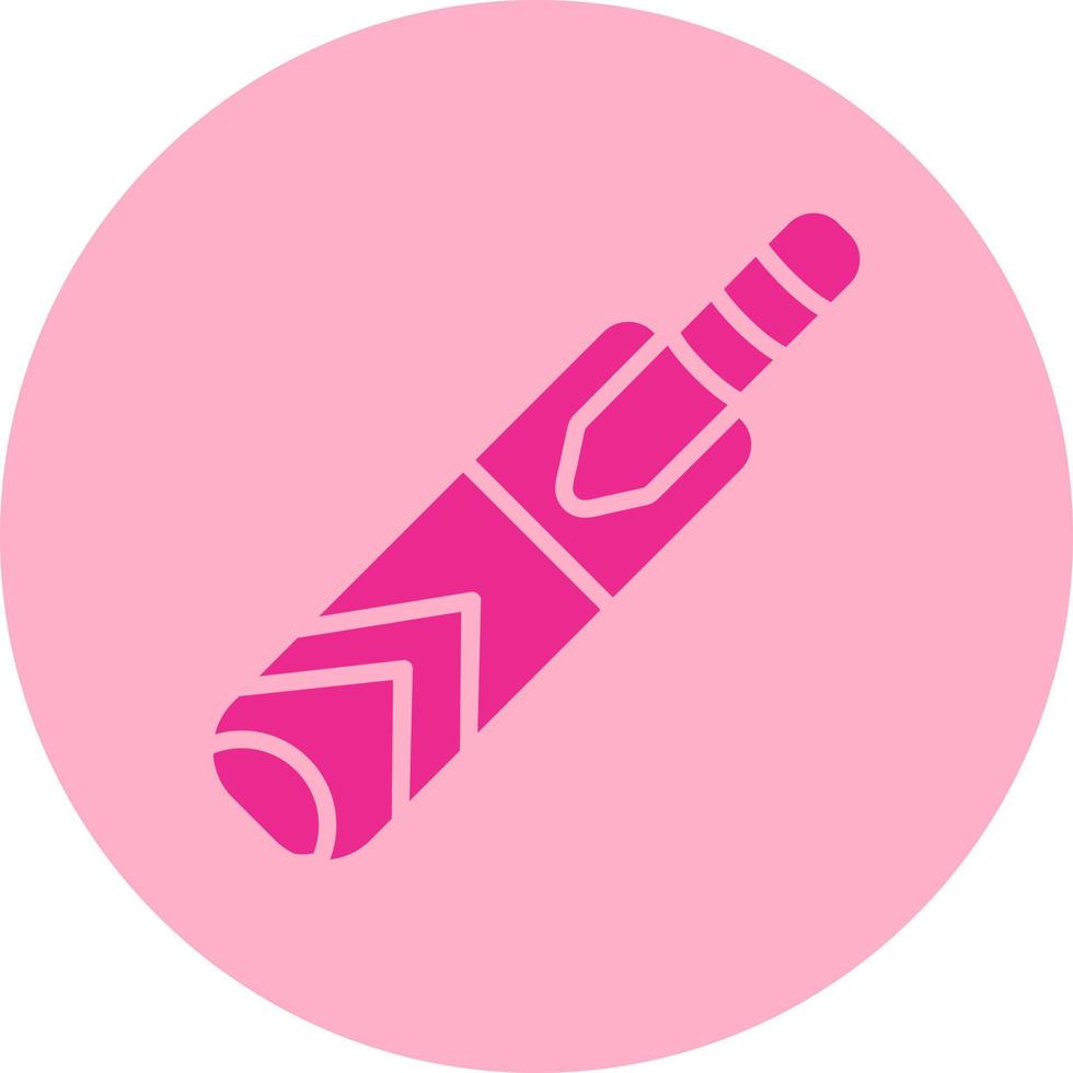 Cricket Bat Vector Icon