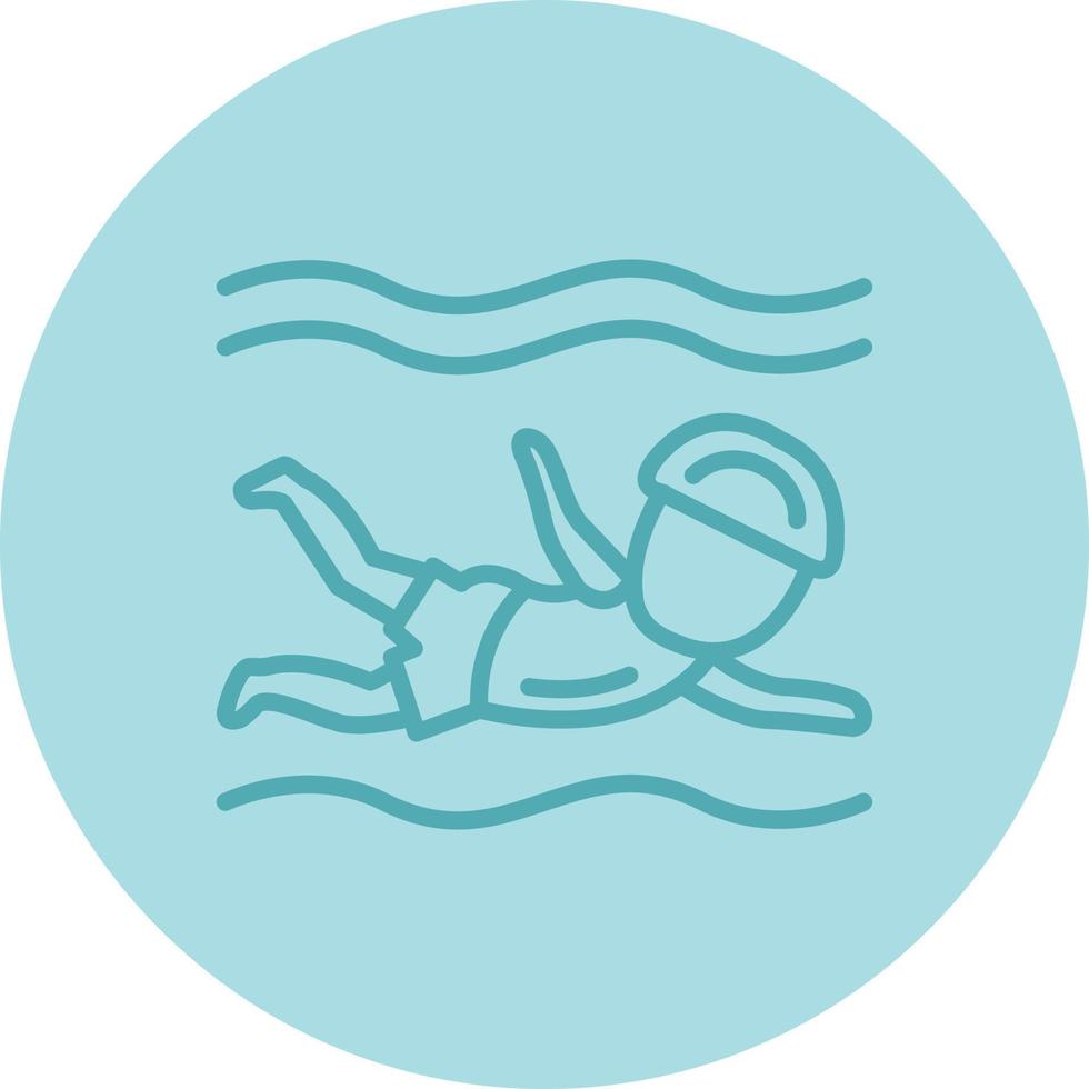 Swimmer Vector Icon