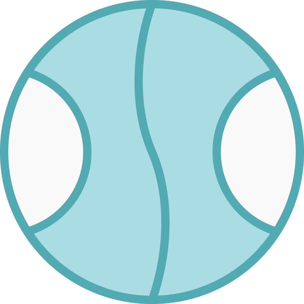 icono de vector de pelota de tenis