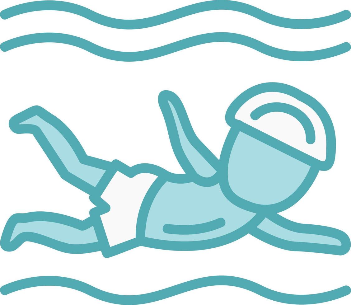 Swimmer Vector Icon