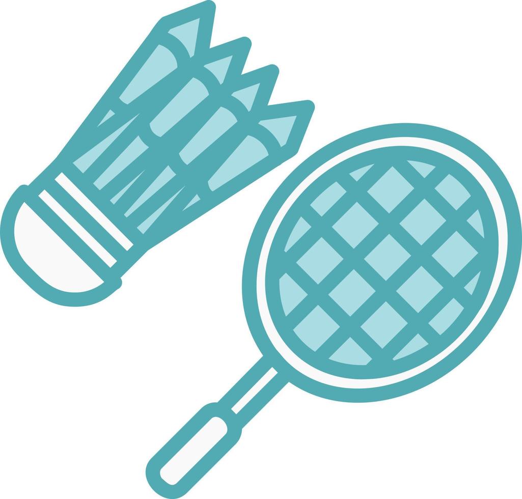 icono de vector de bádminton