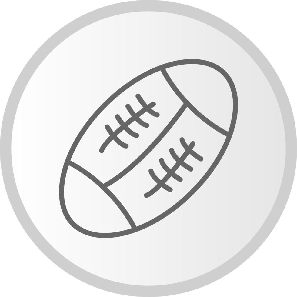 icono de vector de rugby