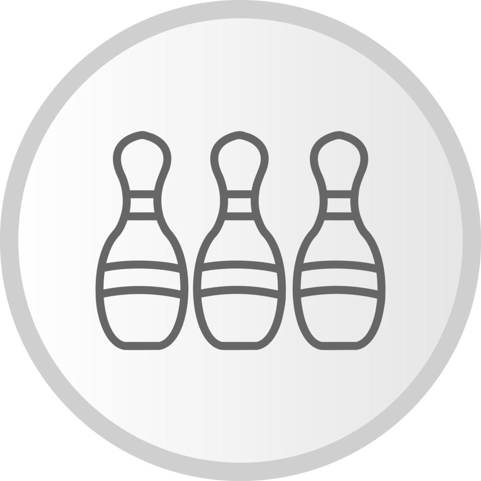 Bowling Pins Vector Icon