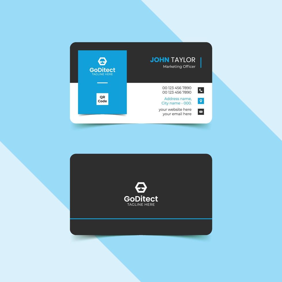 Business Card Templates and Designs mockup vector