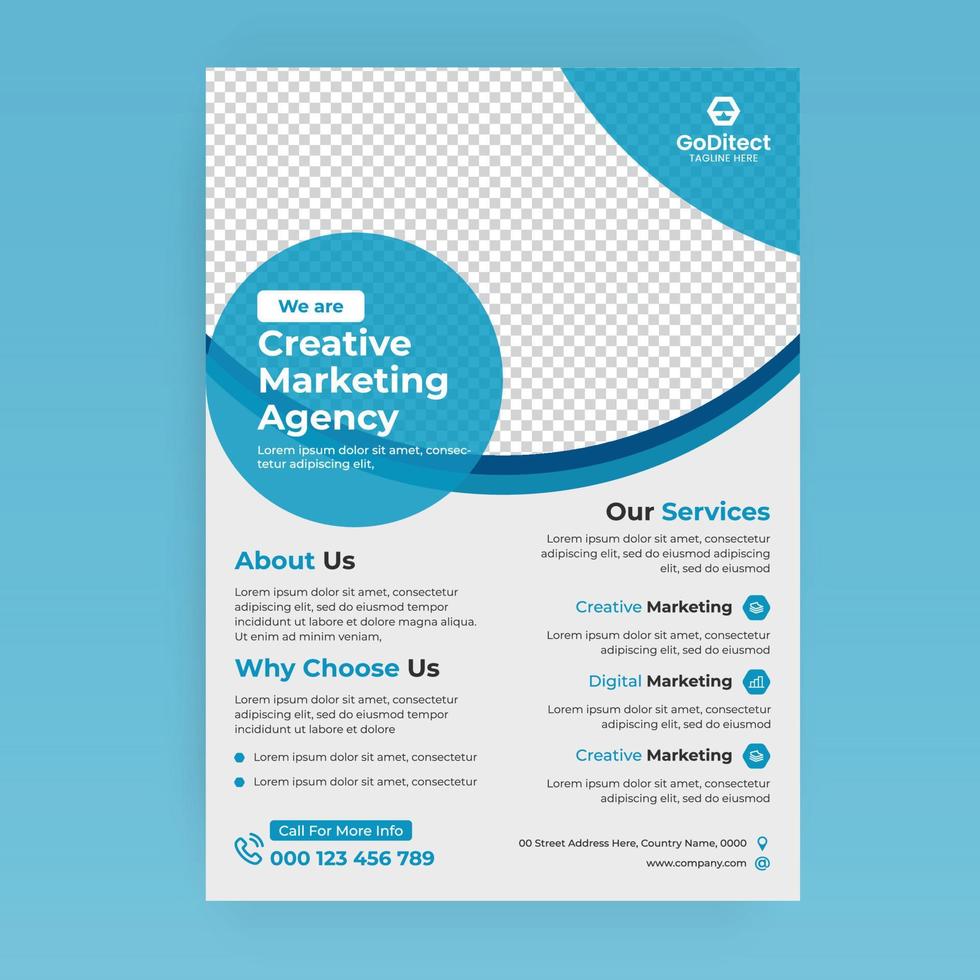 Creative digital marketing media post and banner for corporate business vector