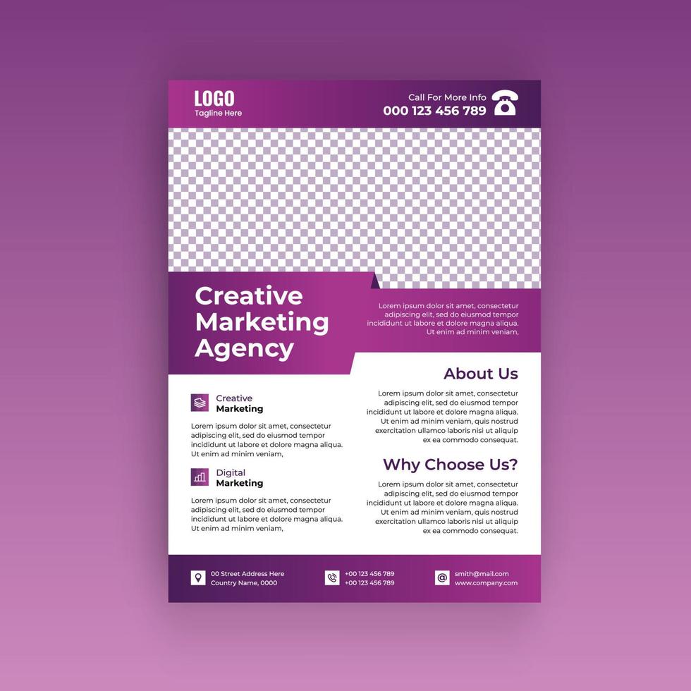 Creative digital marketing media post and banner for corporate business vector