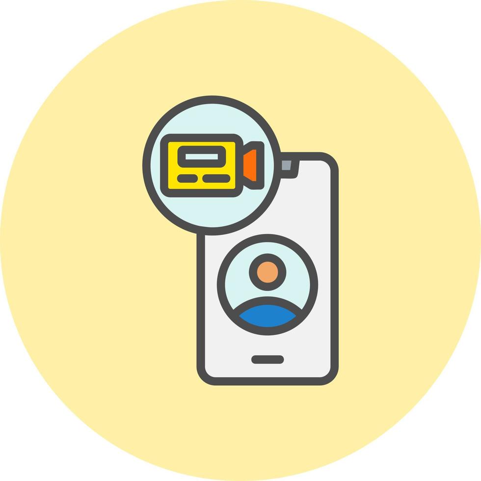 Online Meeting Vector Icon