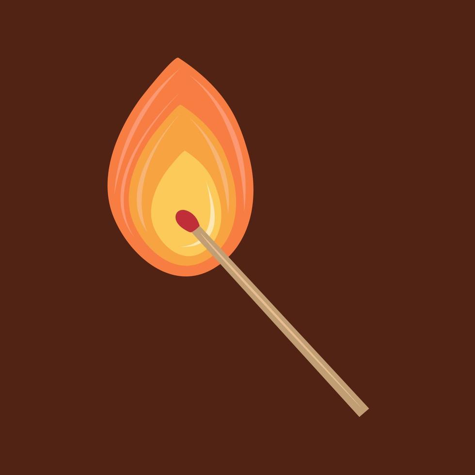 Matches vector illustration for graphic design and decorative element