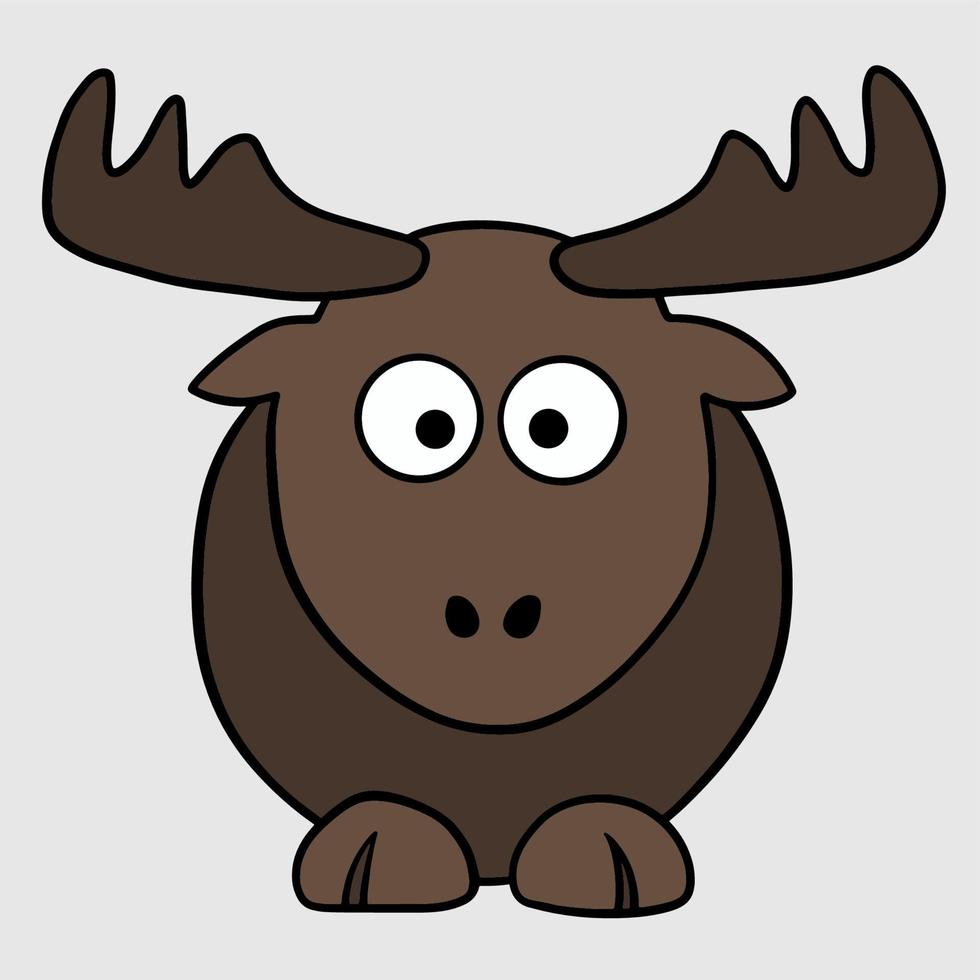 Illustration of elk vector