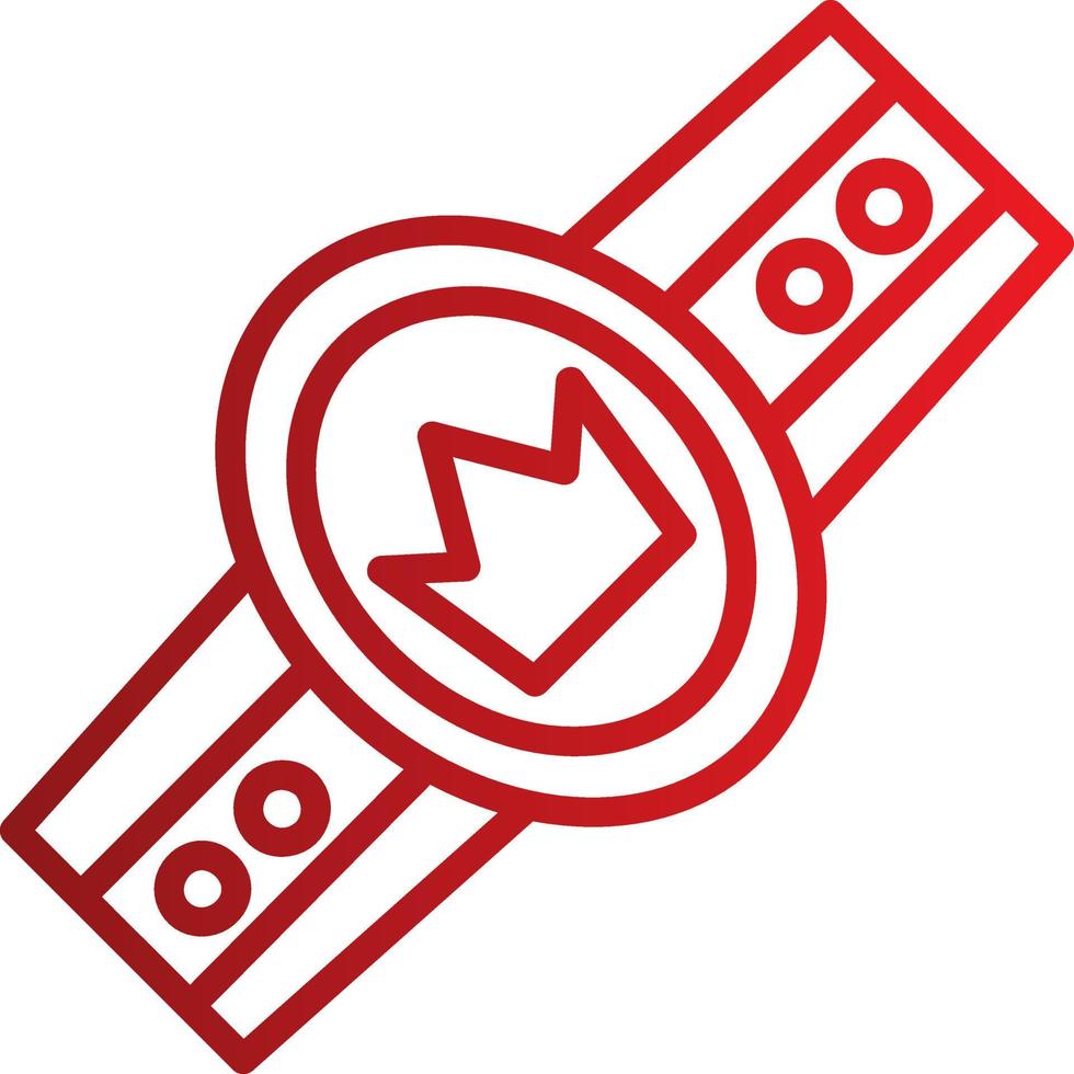 Champion Belt Vector Icon