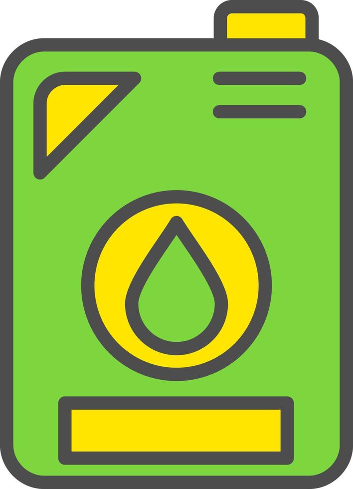 Oil Bottle Vector Icon