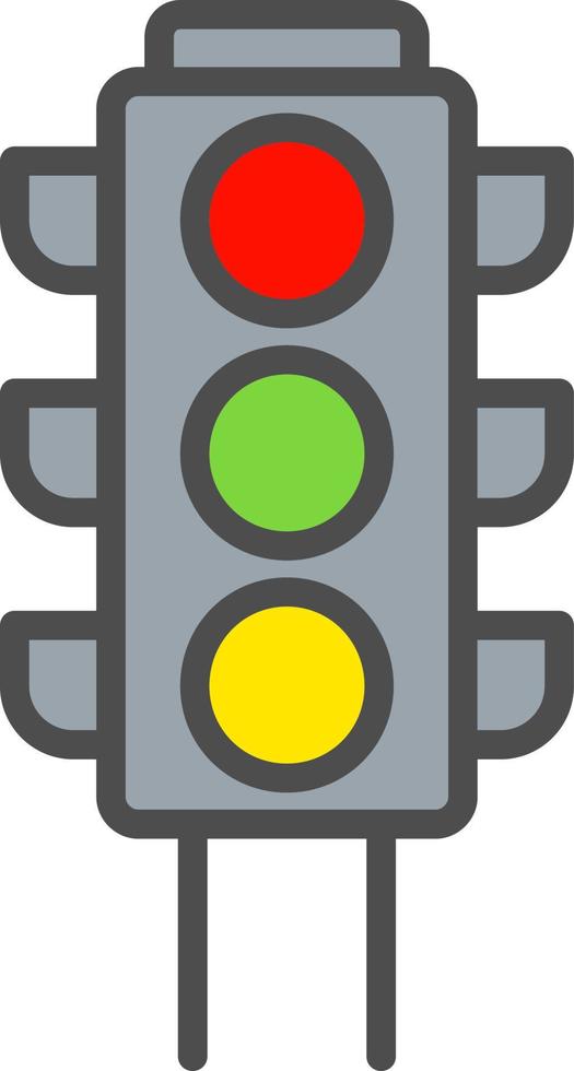 Traffic Light Vector Icon