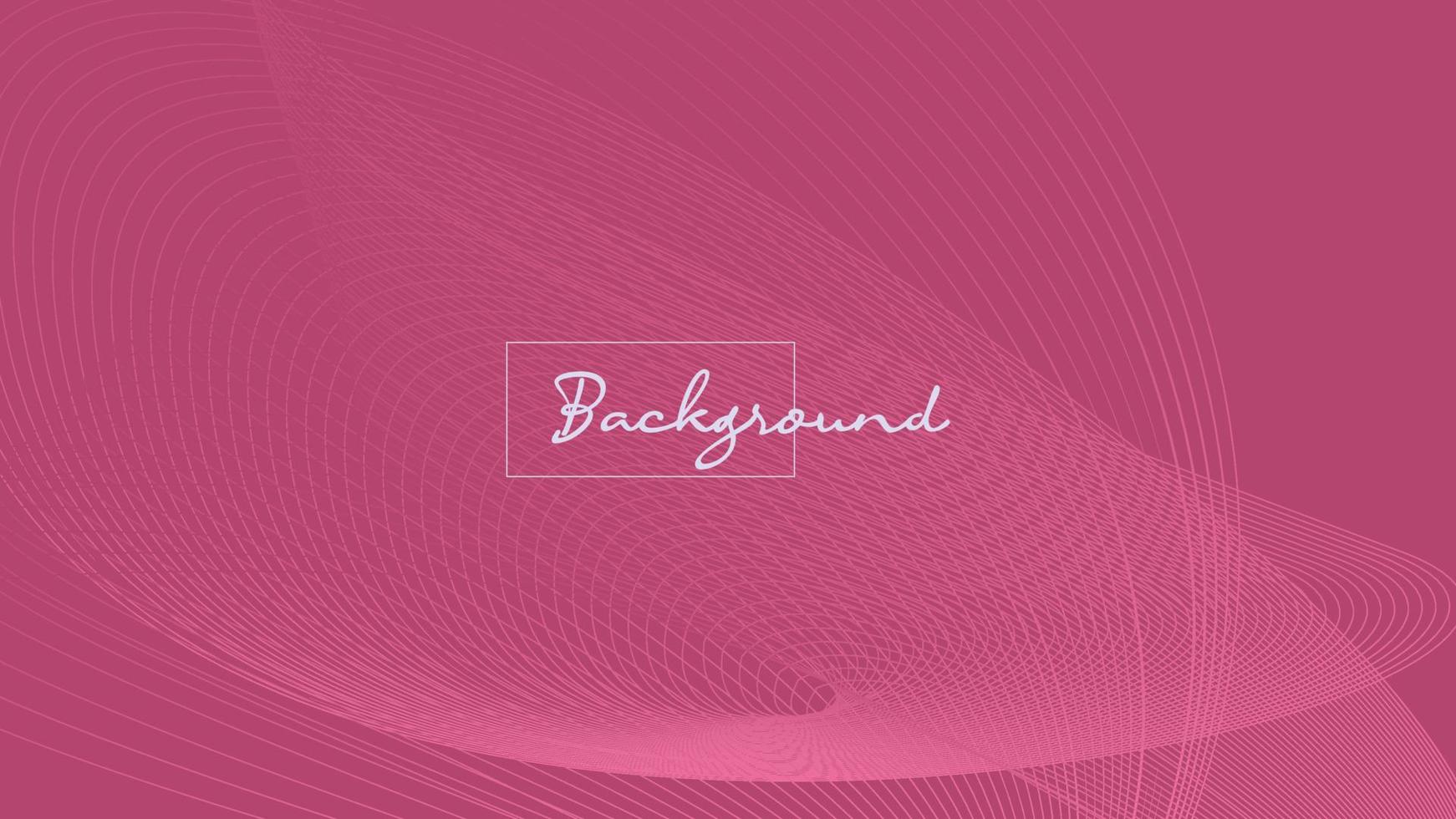 Modern abstract dark moderate pink background with wavy lines vector