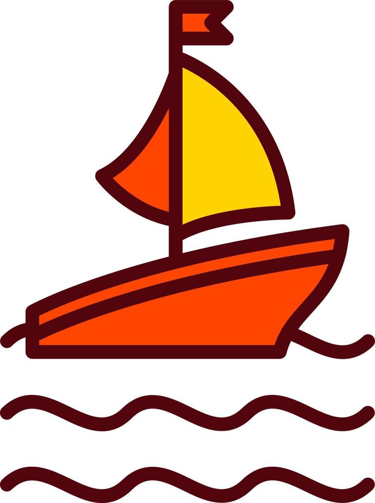 Ferry Boat Vector Icon