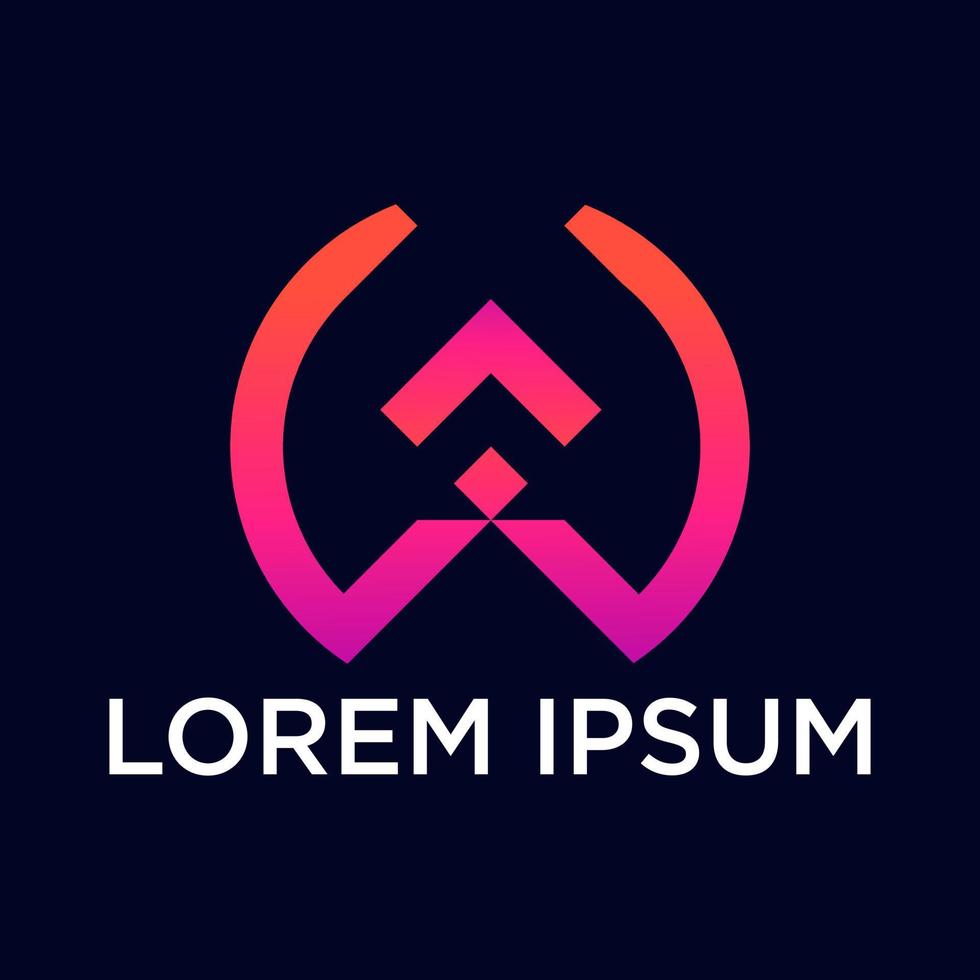 Modern demo logo design vector 16469753 Vector Art at Vecteezy