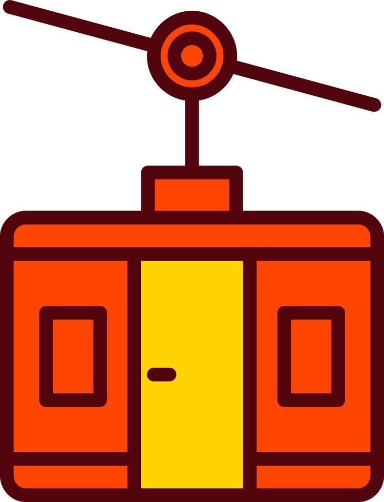 Cable Car Vector Icon