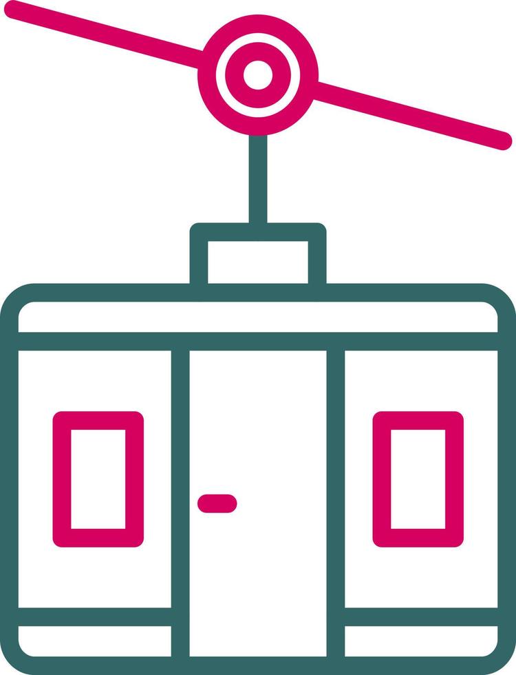 Cable Car Vector Icon