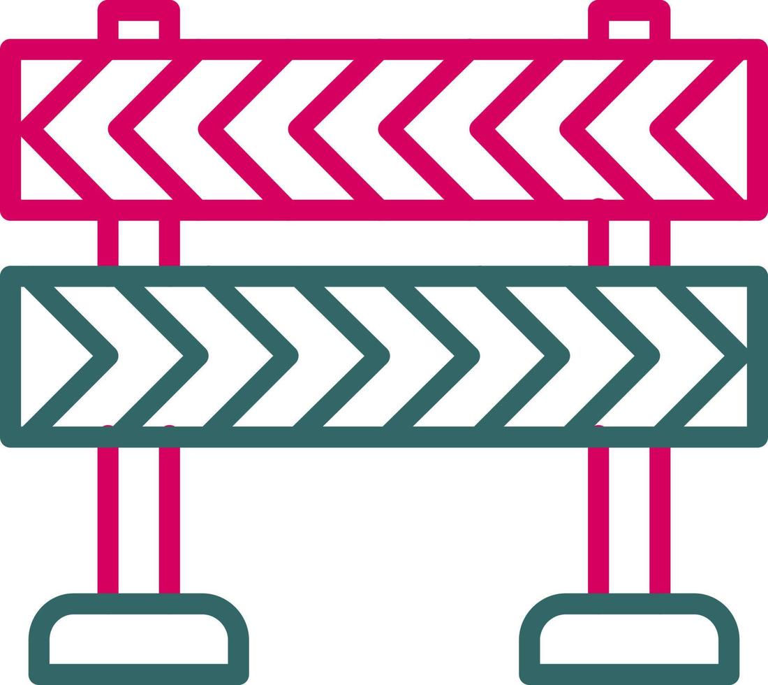 Road Block Vector Icon