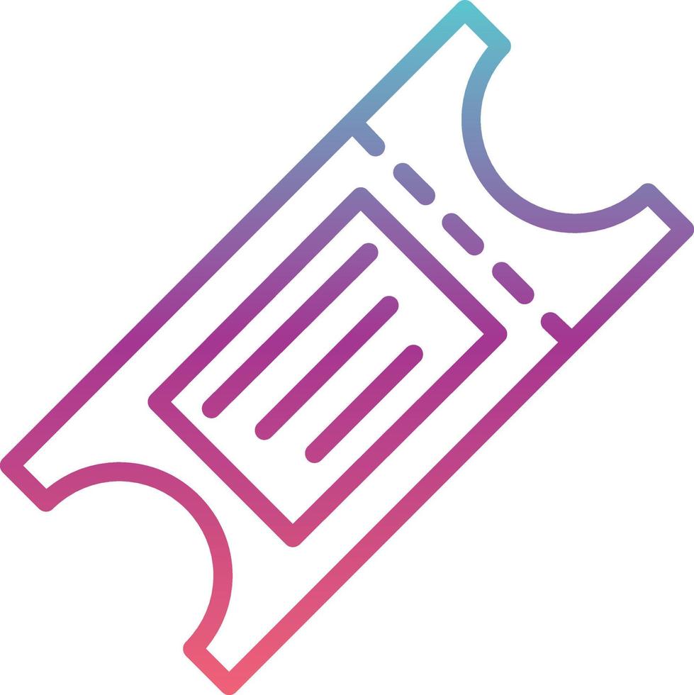 Ticket Vector Icon