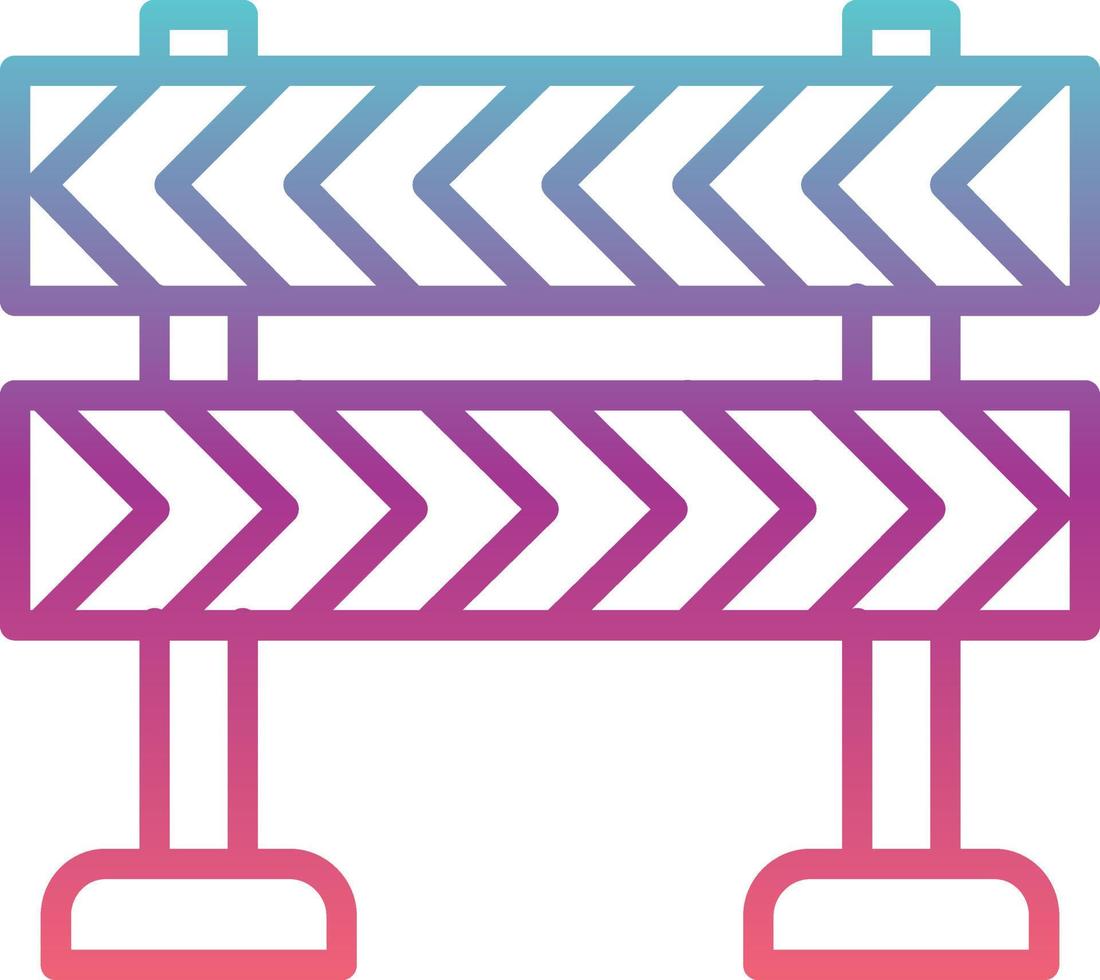 Road Block Vector Icon