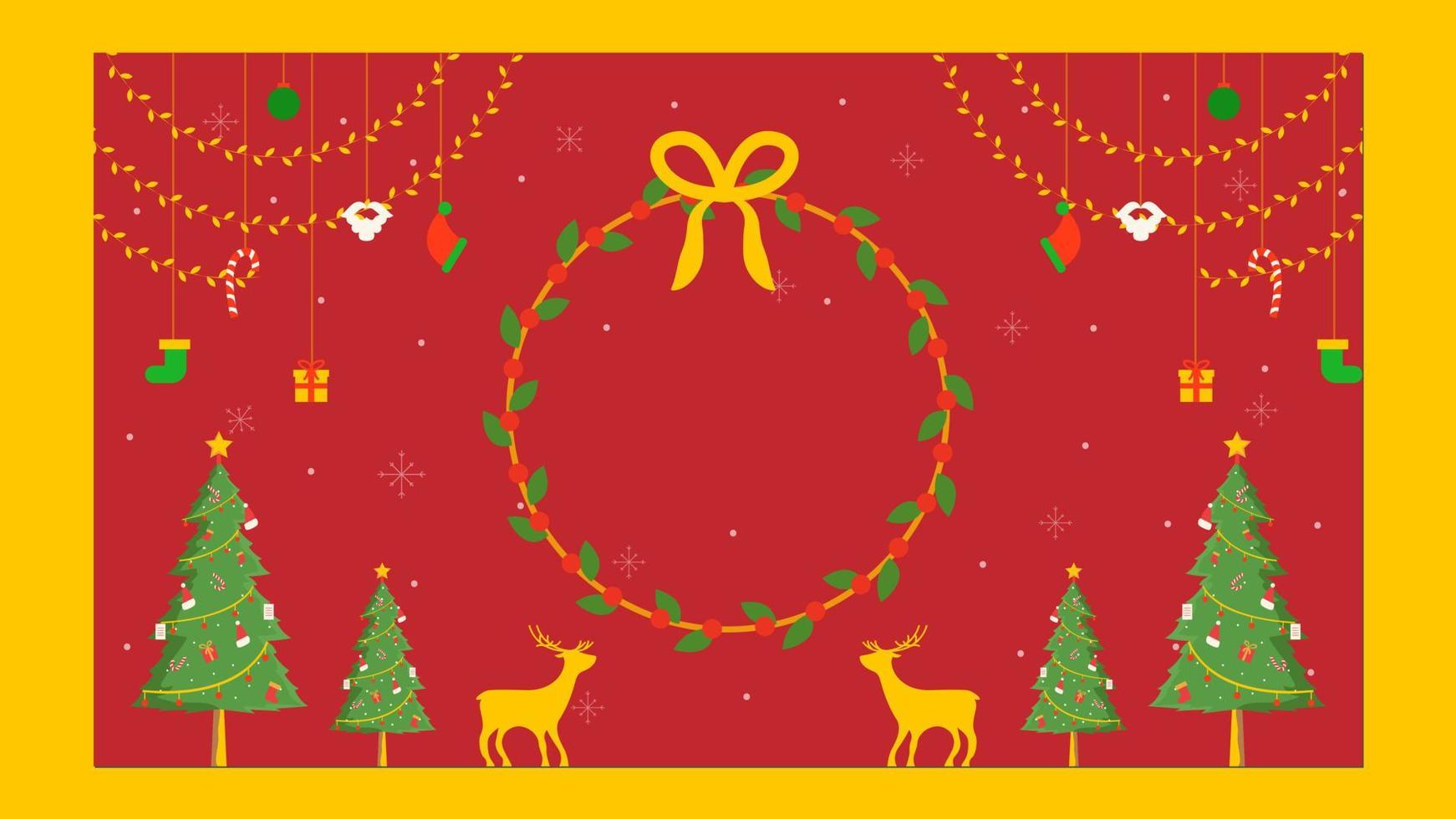 fondo de navidad con espacio de copia vector