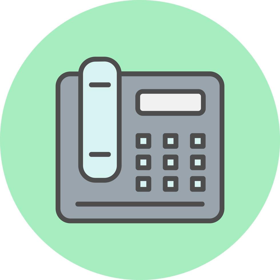 Office Phone Vector Icon
