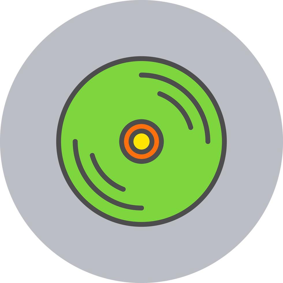 Compact Disk Vector Icon