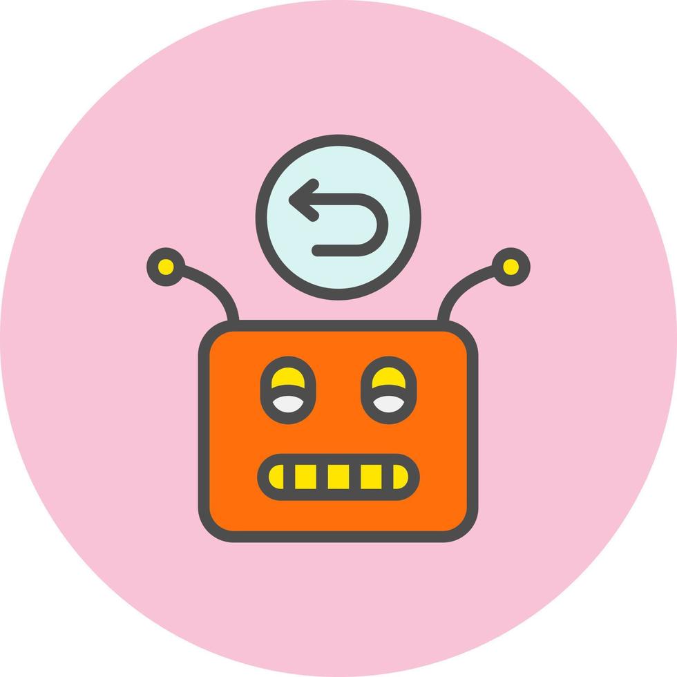 icono de vector de respuesta automática