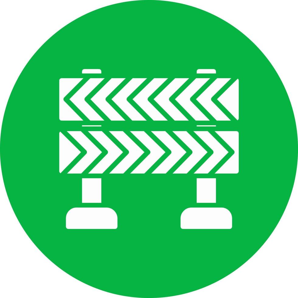 Road Block Vector Icon