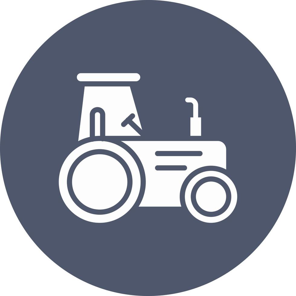 icono de vector de tractor