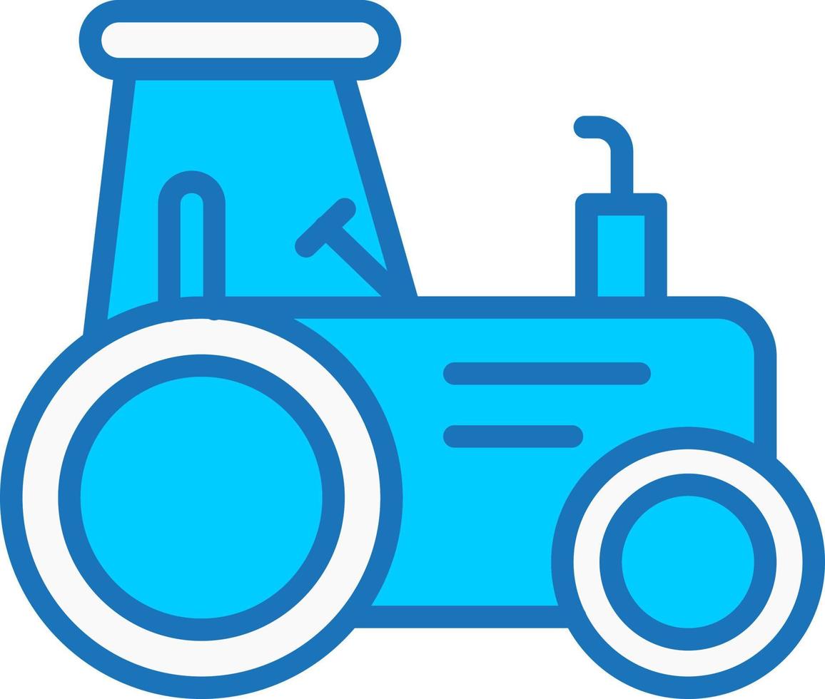 icono de vector de tractor