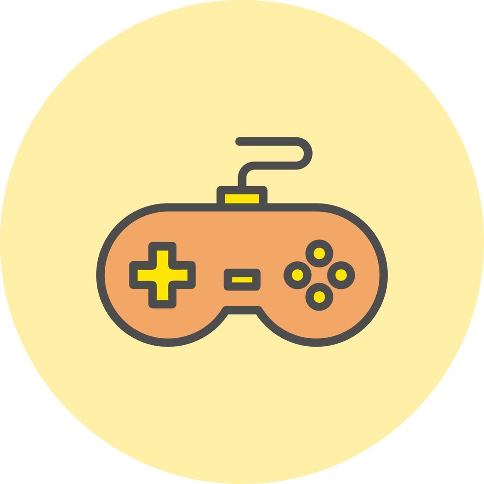 icono de vector de controlador de juego