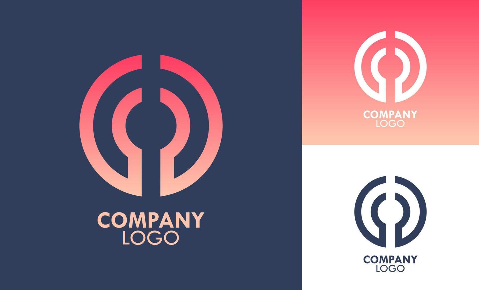 Abstract Symbol Isolated Logo Design Corporate Vector Template